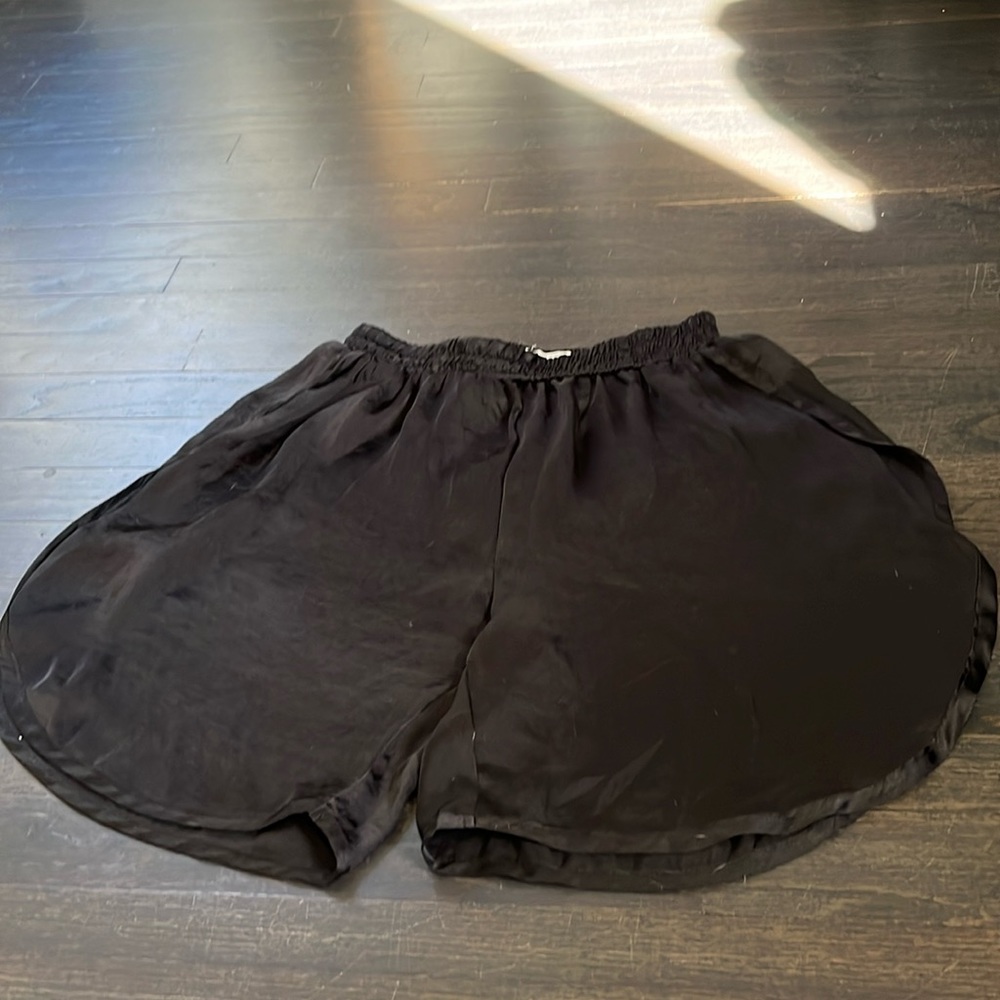 Urban outfitters side slit silky shorts